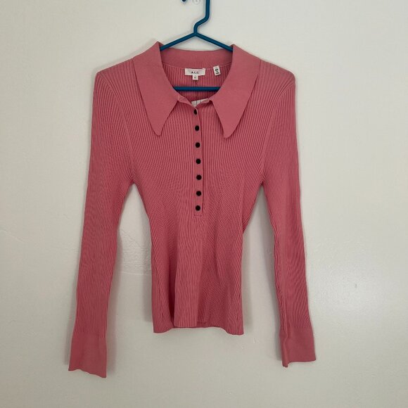 NWT ALC Pink Ribbed Top - Picture 1 of 5